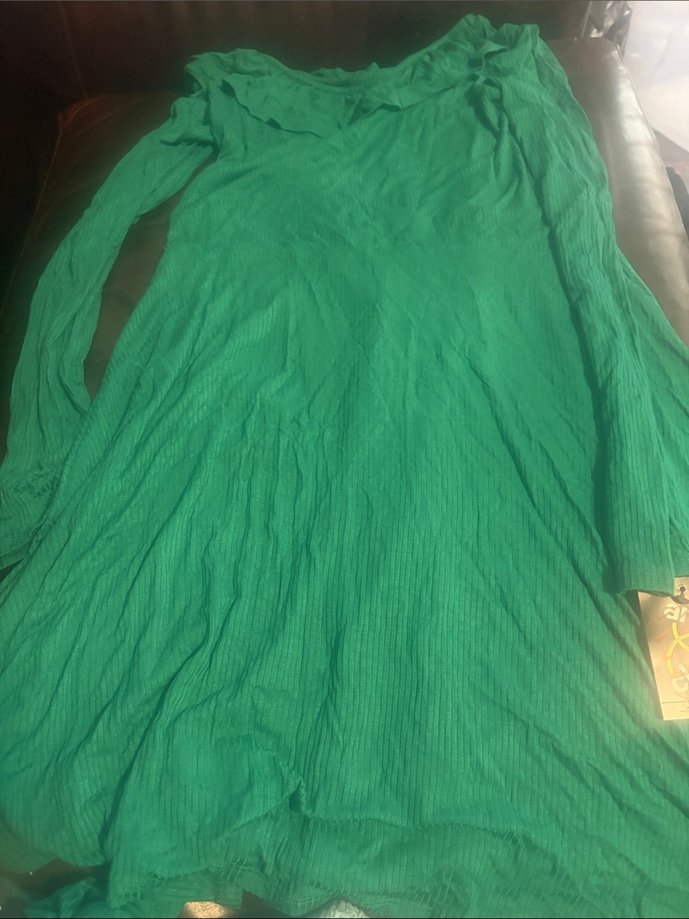 Girls ribbed dress